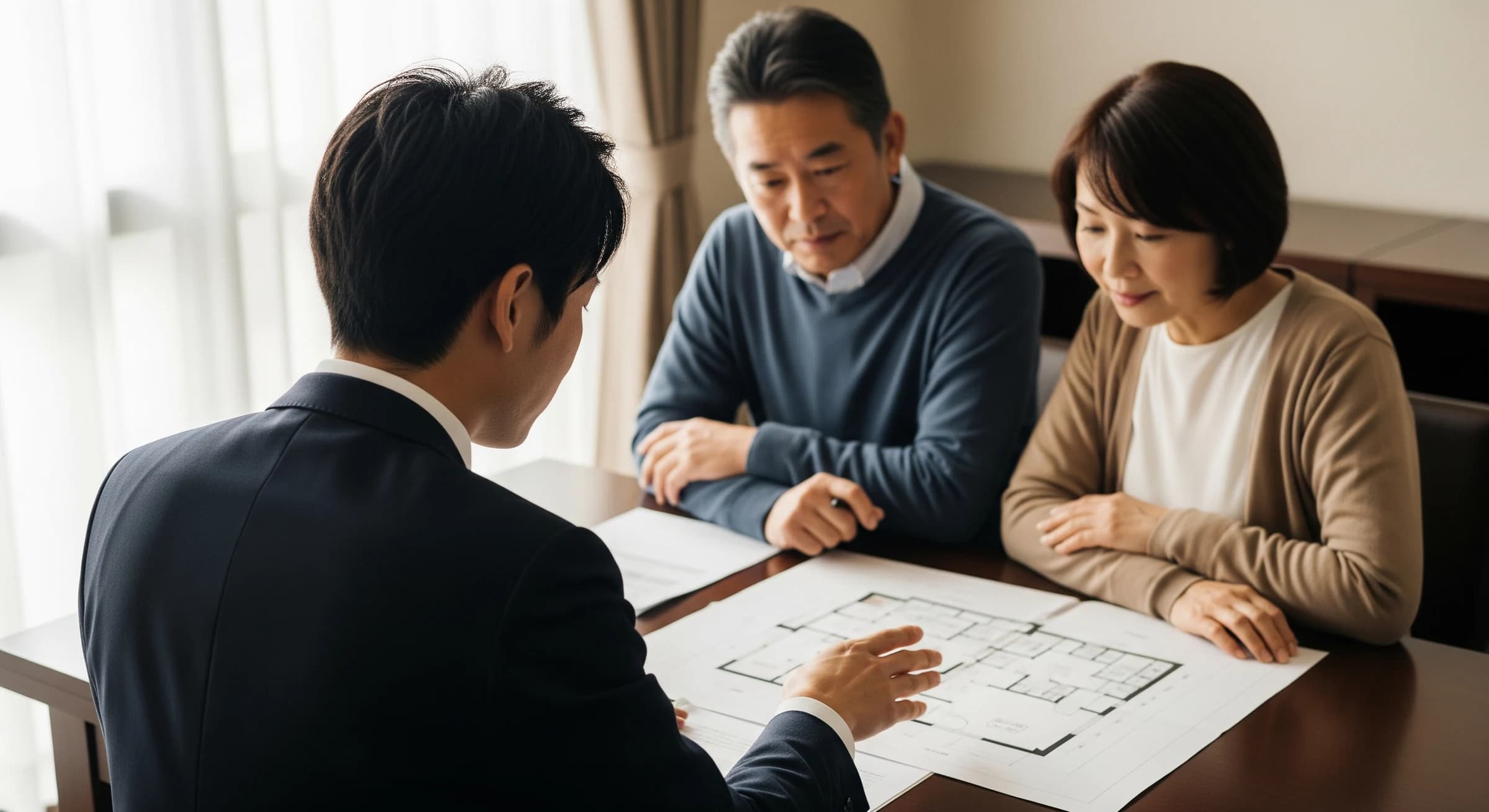 売却相談の様子