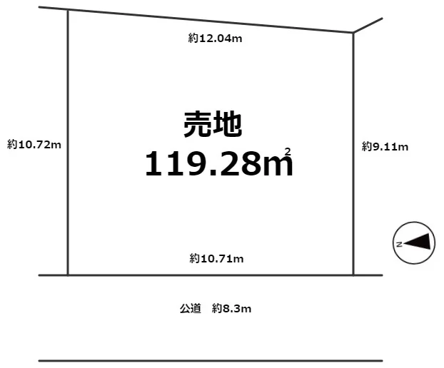 川越市大字府川の売地 B区画取引実績